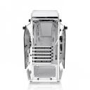 Thermaltake AH T200 TG Snow CA-1R4-00S6WN-00, valge, 10.8kg, karastatud klaas, Micro ATX, Mini ITX, Micro Tower, 5 ketta pesa