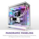 Nzxt Korpus H9 Flow RGB CM-H92FW-R1, 3x140mm esiventilaatorid, 1x120mm tagumine ventilaator, 420mm radiaatorid