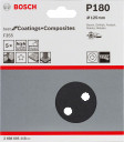 Slīppapīrs,akmenim,PEXGEX D=125mm,K180,5 gab., Ekscentra slīpma&scaron;īnām PRO F355 SLĪPDISKS, 2608605118, BOSCH