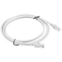 Lanberg патч-кабель CAT.6 UTP PCU6-10CC-0200-S, 2м, RAL 7035, формованный, без зацепов, скрученный