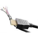 Goobay HDMI kabelis 47575, 3 m, 8K@60Hz, 4K@120Hz, HDCP 2.2, 48 Gbit/s, apaļ&scaron;, melns