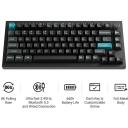 Keychron klaviatuur Q1U-M4 75% traadita mehaaniline klaviatuur, 8K polling rate, RGB LED valgustus, 660h aku t&ouml;&ouml;aeg