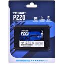 Patriot K&otilde;vaketas (SSD) P220 P220S2TB25, 2 TB, 2.5", SATA III, 550 Mb/s, 500 Mb/s, TBW 960 TB