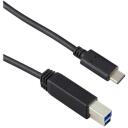 Targus USB-C kabelis uz USB-B 3.1 Gen2 ACC924EUX, 1m, 10 Gbps, 3 A, melns