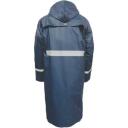 Yato YT-79729 Lietusmētelis M, 100% poliesters, PVC pārklājums, 2 kabatas, rāvējslēdzējs, atstarojo&scaron;as svītras, vēja aizsardzība
