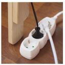 Emos Ilgintuvas P0323R, 3 m, 3&times; 2P + PE VOKI&Scaron;KAS, 3 680 W, PVC, vaikų apsauga