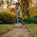 Lapu grābeklis Ergonomic, FISKARS, 1076977, 1870 mm, 42 cm darba platums, tērauds, hroma krāsa