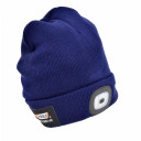 Navy USB uzlādējams LED cepure, 120 lm, 4 diodes, akrils, AW02152, AWTOOLS