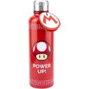 Paladone Ūdens pudele PP5807NN, 500ml, Sarkana, Nerūsējo&scaron;ais tērauds, Super Mario Power Up