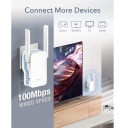 AC1200 WiFi Mesh Repeater Dual Band AP Mode WPS Signal Light App Balts Cudy RE1200