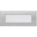 Emos LED Sissehitatud Seinalamp AMAL ZC0108, 12 x 5 cm, 1,5 W, Soe Valge, IP65, 60 lm, Alumiinium, Klaas