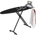 Jata Triikimislaud TP550, 1300 x 470 mm, 95 cm, must, puuvill, k&otilde;rguse reguleerimine, triikraua hoidja, libisemiskindlad jalad