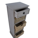 Kumode ar groza atvilktnēm KENT 40x33xH108cm 89140