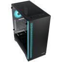 Zalman Datoru korpuss S5 Black, 2x3.5", 6x2.5", 7 sloti, 1xUSB 3.0, 2xUSB 2.0, RGB, 465x212x398mm, Melns