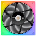 Thermaltake Datora ventilators CL-F136-PL14SW-A, 14cm, 30.7dB, RGB, 3 gabali, 500-2000rpm, 9-pins