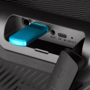 Nešiojamas Bluetooth garsiakalbis 24 W galios su IPX5 atsparumu vandeniui TWS FM radiju USB ir dinaminiu RGB apšvietimu PS-360 Juodas SV-021740 SVEN