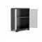 Kapp Linear Base Cabinet 68x39x90cm must / hall / tumesinine
