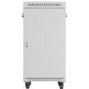 Lanberg Rack kapp 19" vabalt seisv 22U/600x800, FF01-6822-12SL, RAL 7035, 4 ventilaatori pesa, LCD termostaat