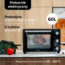 Adler elektriline ahi AD 6028, 60L, 2000W, konvektsioon, 5 k&uuml;psetamisrežiimi, 60 min taimer, must