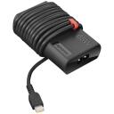 Lenovo ThinkPad 65W Slim AC Adapter 4X20V24678, 65W, 5V/9V/15V/20V, USB Type-C, toiteadapter