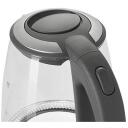 Adler | Kettle | AD 1286 | Standard | 2200 W | 2 L | Plastic/Glass | 360&deg; rotational base | Grey