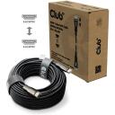 Club3D HDMI 2.1 kabelis CAC-1392 30m, 48Gbps, 8K60Hz, juodas, vienpusis, auksiniai jungtys