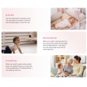 Ezviz BM1 CS-BM1-1080P-PI Trusītis Iekštelpu Akumulatora Magnētiskā Bērnu Aukle HD Monitors ar Skrūvju Fiksāciju Rozā