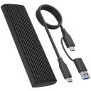 Raidsonic SDD cietā diska korpuss IB-1808MCT-CU31, 1 x  M.2 2230/2242/2260/2280, 10 Gbit/s, USB 3.2 (Gen 2)