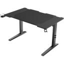 Genesis Spēļu galds Holm 120 Modular NDS-2248, 70-90cm, 120cm, 75cm, MDF, regulējams augstums, kabelis, apgaismojums