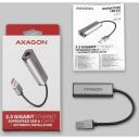 Axagon Сетевой адаптер ADE-25R, 2.5 Гбит/с, USB 3.2 Gen 1, 1x RJ-45, металлический корпус, Plug and Play, Wake-on-LAN