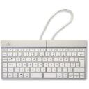 R-Go Tools klaviatūra R-Go Split Break, Bluetooth 5.0, QWERTY, balta, ergonomi&scaron;kas dizainas, USB Type-C, 1.02 m kabelis