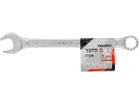 Kombinētā atslēga 15 mm / gredzens 22,8 mm / garums 200 mm Cr-V tērauds hromēta matēta apdare 15° YT-0344 Yato