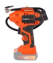 Pumpis 20V, POWERPLUS, POWDP7020, 30 l/min, max. spiediens 8 bar, 3 adapteri