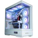 Zalman P50 DS White, datortehnika, P50 DS White, 3x3.5'', 2x2.5'', 1x120mm ARGB ventilators, 7 PCI sloti