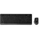 A4Tech FStyler tastatūras un peles komplekts A4TKLA47478, 15m, 1xAA, 6 szt., 2000 dpi, USB, bezvadu, membrāna, pelēks