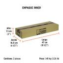 Motoru cilindru tīrītājs 51-178mm 14533 RECI-3 Truper