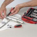 Набор хобби-ножей 36 шт. KREATOR KRTH23202, 30 сменных лезвий, двухкомпонентная рукоятка