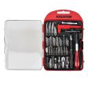 Набор хобби-ножей 36 шт. KREATOR KRTH23202, 30 сменных лезвий, двухкомпонентная рукоятка