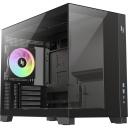 Gamemax Korpus NEX C33 BK, 1 x 3.5", 1+1 x 2.5", 5 laiendusslotti, MATX/BTF, 2 x USB 3.0, 1 x USB-C, 1 x k&otilde;rvaklapid