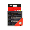 Zāģa asmeņu komplekts koksnei, 10 gab., HCS tērauds, T tipa kāts, AW49720, AWTOOLS