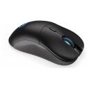 Endorfy GEM Plus bezvadu pele EY6A013, 26000 DPI, 6 pogas, optiskā, USB Type-C, melna, regulējams polling rate, RGB apgaismojums