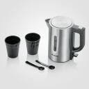 Severin Veekeetja WK 3647-000, 0.5 l, 1100 W, roostevaba teras, automaatne v&auml;ljal&uuml;litus, veetaseme indikaator, 360&deg; alus