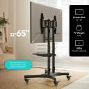 Onkron TV alus TS1351-B, 32-65 tolli, maksimaalne koormus 50 kg, VESA 100x100-600x400 mm, k&otilde;rguse reguleerimine 1200-1500 mm