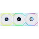 Lian Li Datora ventilators UNI FAN SL Wireless LCD 120 G99.12SLLCD1W3W.00, 120mm, 1900RPM, 2.4mmH2O, 3 ventilatori