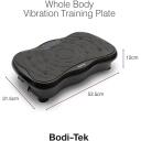 Bodi-Tek Visa ķermeņa vibrācijas treniņu plāksne BT-VIBT-EU, 200W, 5 programmas, 6 zonas, 120kg