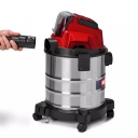 Bezvadu mitrā/sausā putekļu sūcējs, EINHELL, 2347130, 20 L nerūsējo&scaron;ā tērauda tvertne, 36 mm &scaron;ļūtene, 1,5 m &scaron;ļūtene, 3 uzgaļi, bez akumulatora un lādētāja.