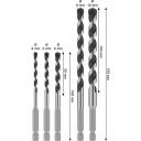 Bosch Puuri komplekt 2608707004, 1 tk, 4-10 mm, 50 mm, 100 mm, 5 t&ouml;&ouml;riista