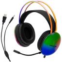 Tracer Austiņas TRASLU47627, 240g, 20-20000Hz, 50mm, 32&Omega;, 3.5mm, USB, RGB apgaismojums, fiksēts mikrofons