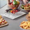 Philips &otilde;hufrit&uuml;&uuml;ri tarvikute komplekt HD9950/00, teras, 198 mm s&uuml;gavus, 215 mm laius, 73 mm k&otilde;rgus, &uuml;hilduv Air Fryer XXL HD963x