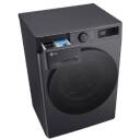 LG Pesumasin F2WR508S2M, 8 kg, 1200 RPM, Energiaklass A, Eeslaetav, LED ekraan, Keskmine must